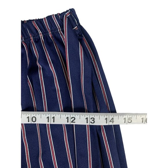 Tiffany & Grey Women's Navy Blue & Red Pants - Picture 4 of 6